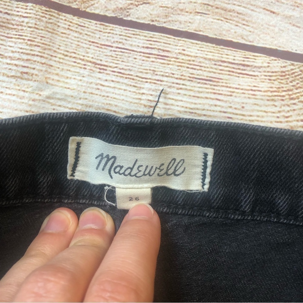 Madewell Black Denim Skirt - Picture 5 of 8